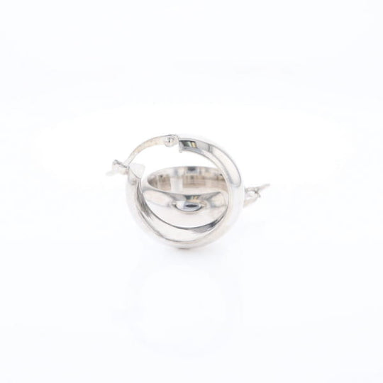 Hollow Round Tube Hoop Earrings