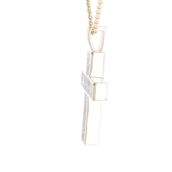 Meteorite Cross Pendant
