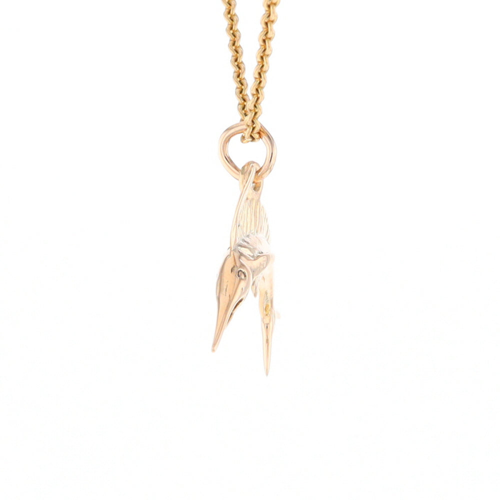 Gold Sailfish Pendant