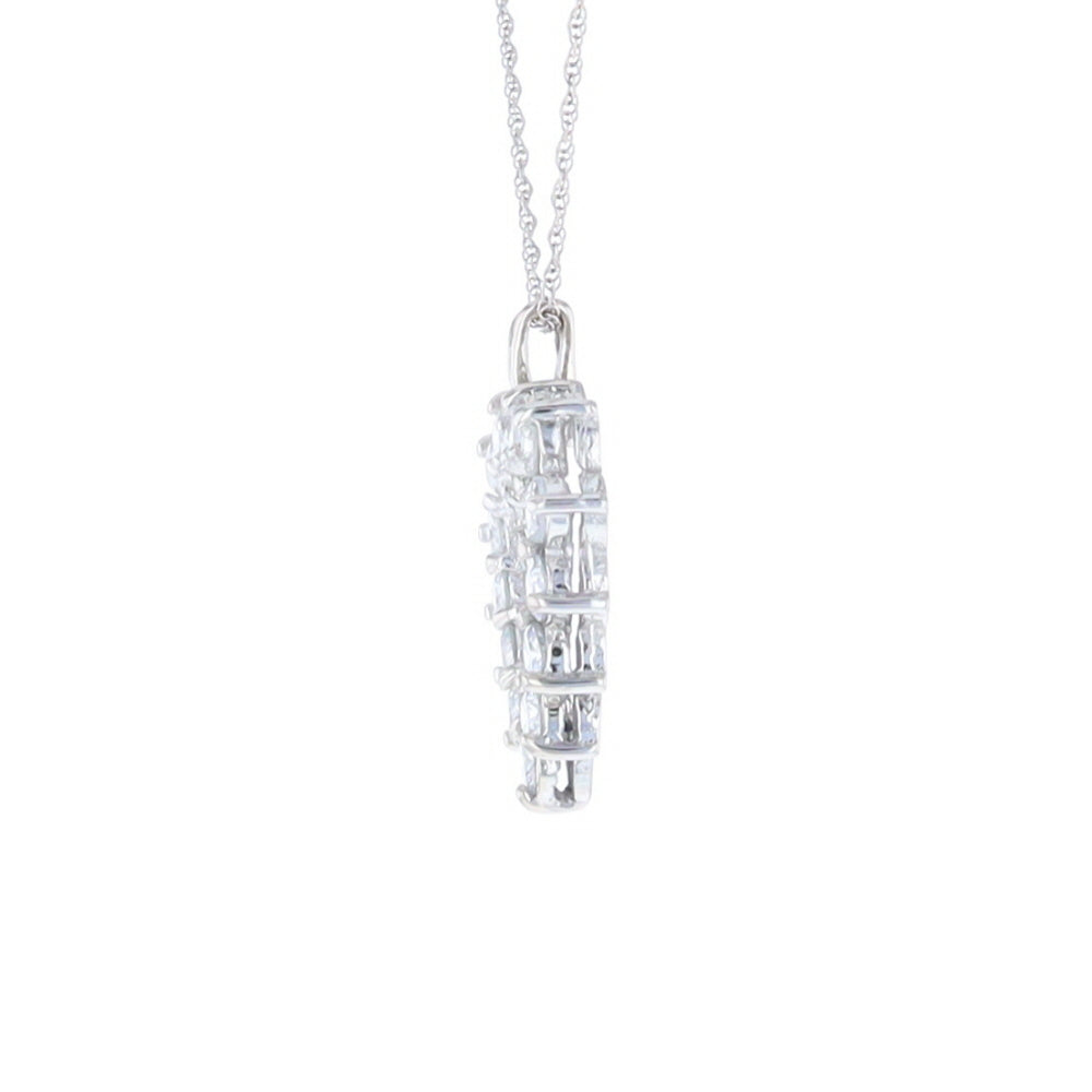 Open Heart Diamond Pendant