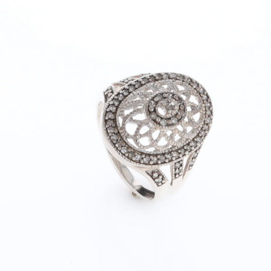 Open Work Filigree Design Ring
