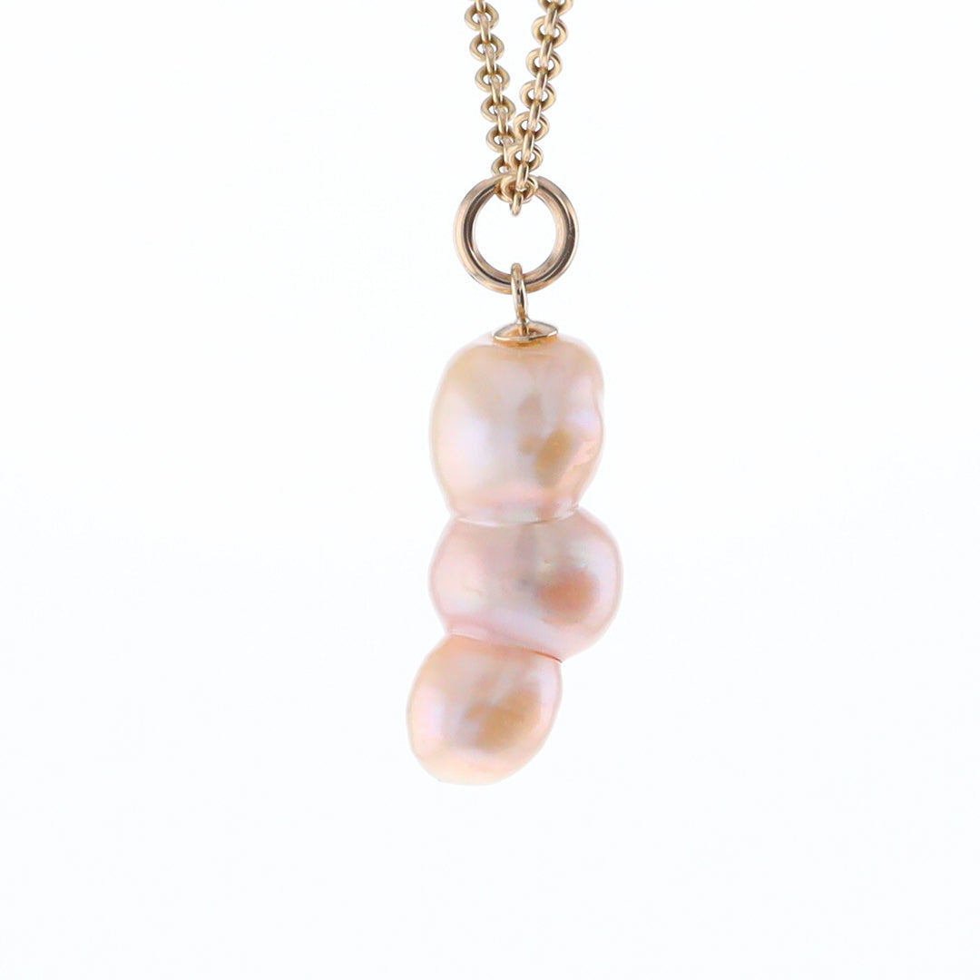 Baroque Triple Pearl Pendant