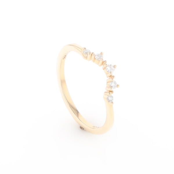 Yellow Gold Shadow Band