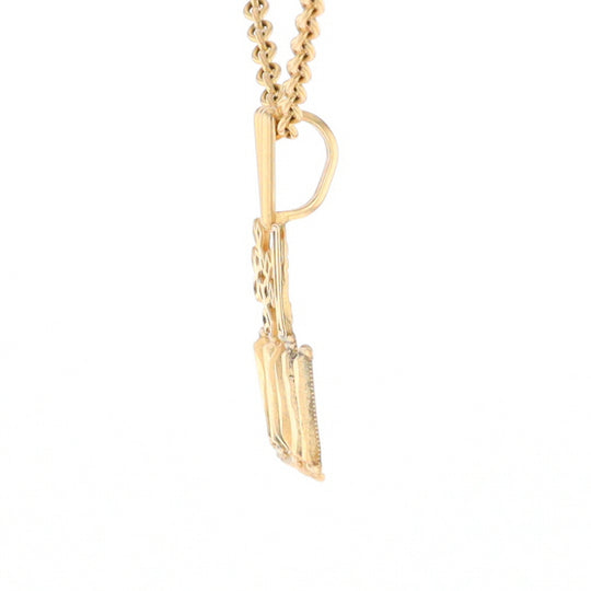 Yellow Gold #1 Mom Pendant