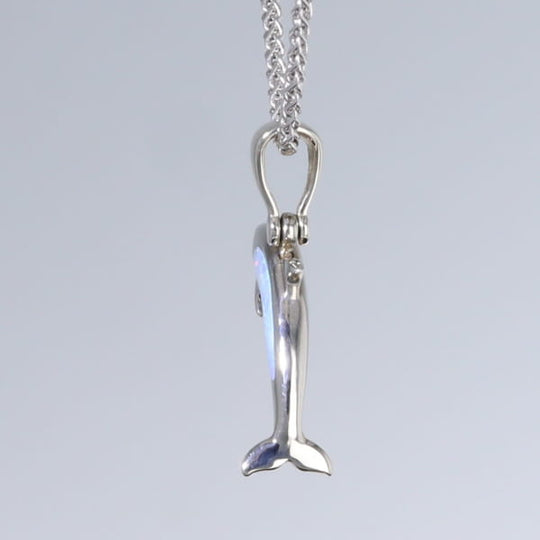 Opal Pendant Inlaid Sea Life Dolphin