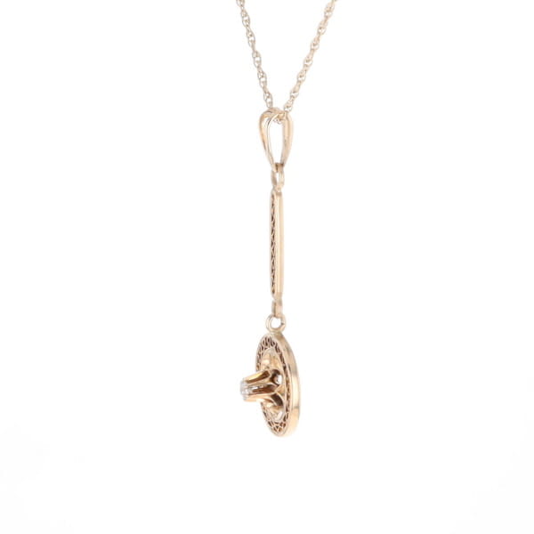 Buttercup Filigree Vintage Pendant