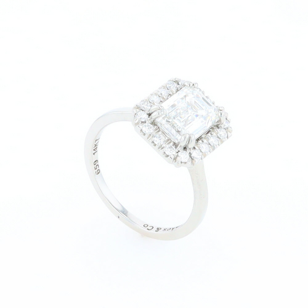 Emerald Cut Diamond Engagement Ring