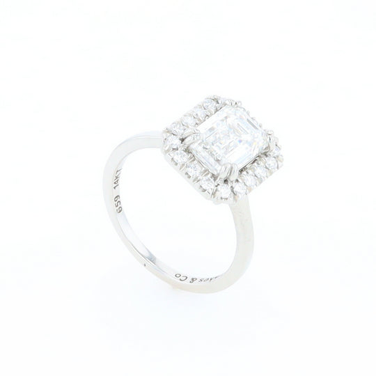 Emerald Cut Diamond Engagement Ring