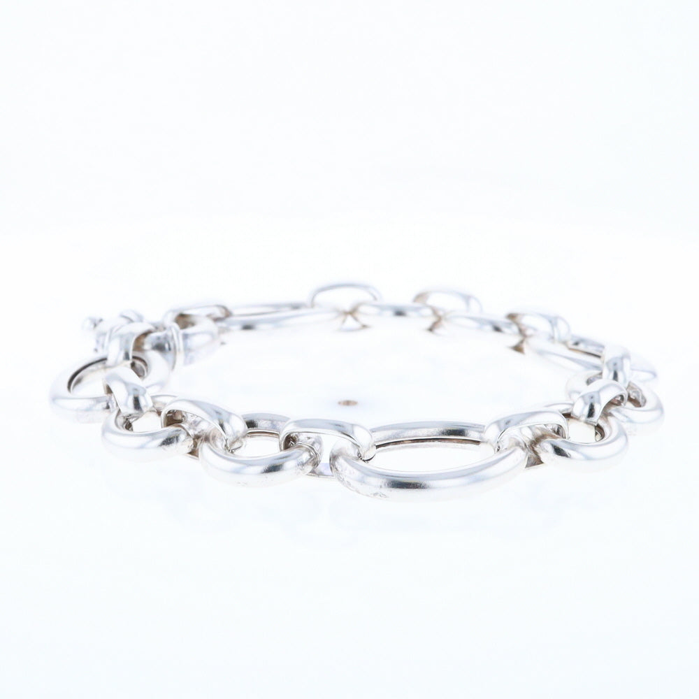 Sterling Silver Open Cable Link Bracelet