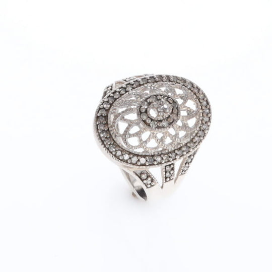 Open Work Filigree Design Ring