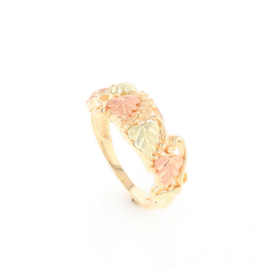 Black Hills Gold Grape Leaf Ring