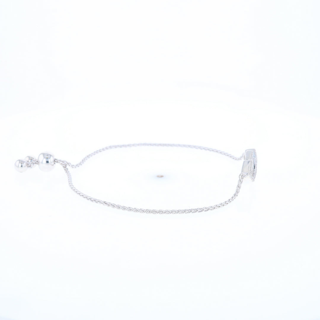 Bypass Diamond Bolo Bracelet