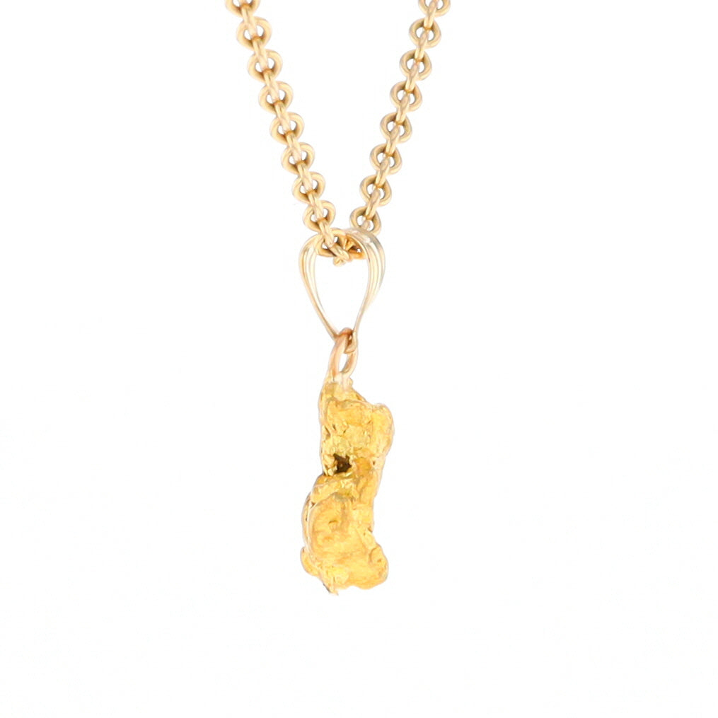 Natural Gold Nugget Pendant