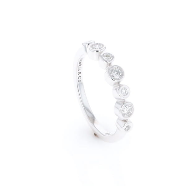 7-Stone Bezel Set Diamond ring