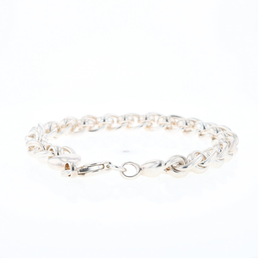 Sterling Silver Round Link Bracelet