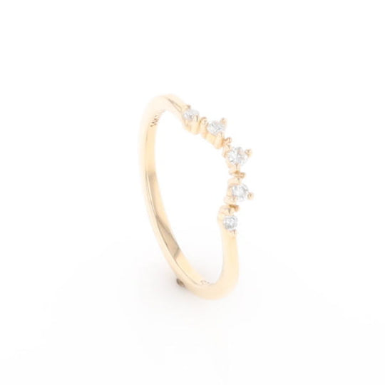 Yellow Gold Shadow Band