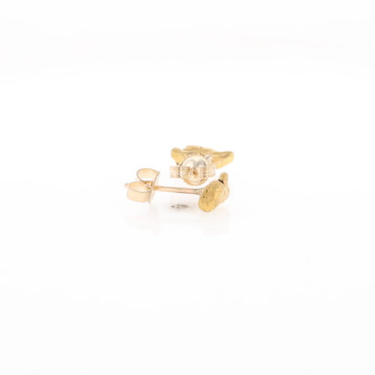 Natural Gold Nugget Stud Earrings
