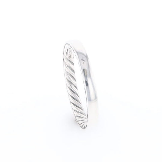 Sterling Silver Rope Decal Band