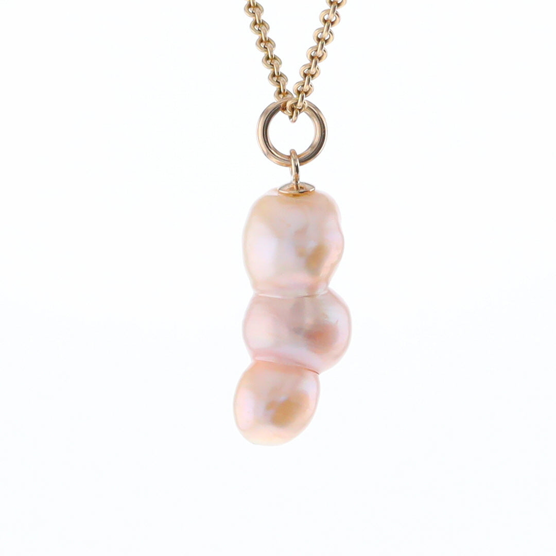 Baroque Triple Pearl Pendant