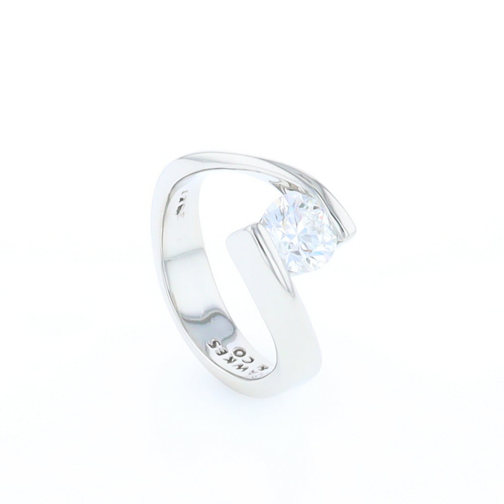 K.I.S.S. Bypass Diamond Engagement Ring