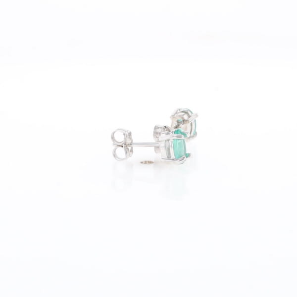 Oval Emerald Stud Earrings