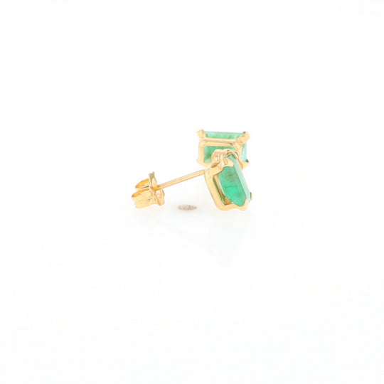 Emerald Stud Earrings