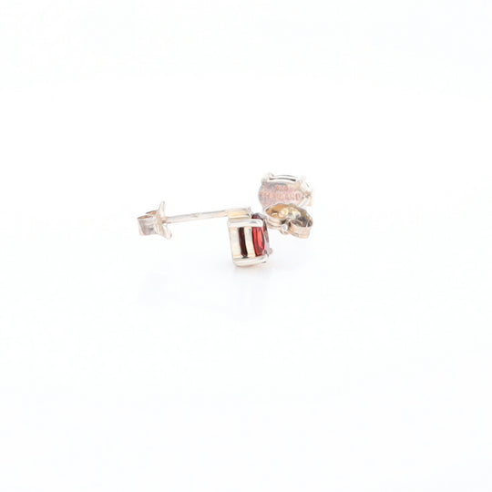 Garnet Stud Earrings