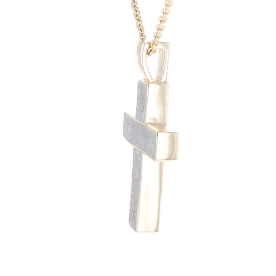 Meteorite Cross Pendant
