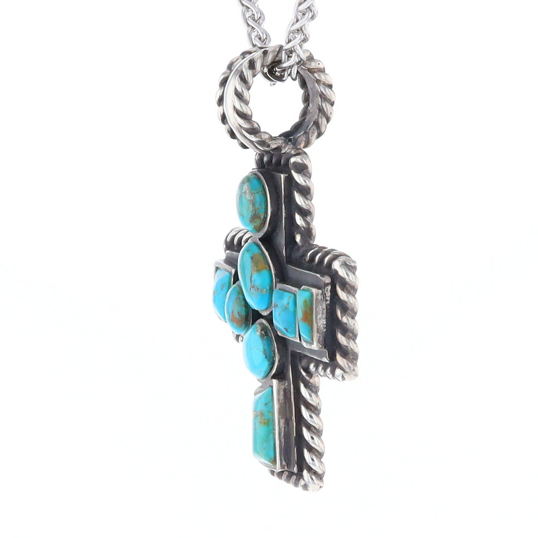 Turquoise Cross Pendant