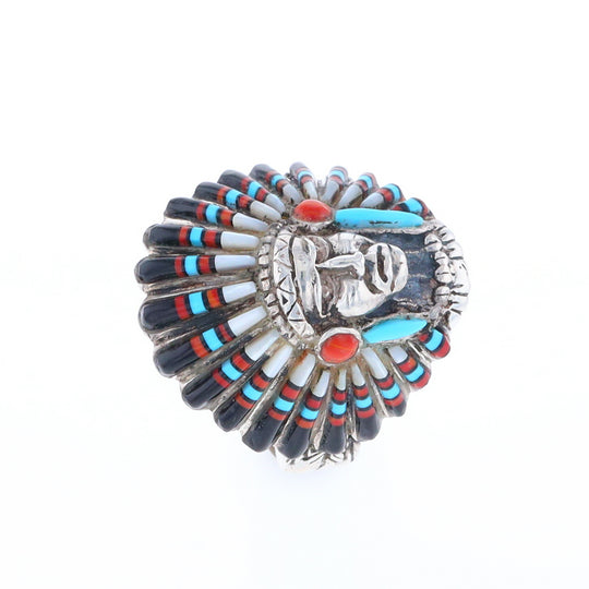 Native American Head Dress Ring