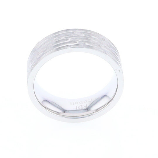 Cobalt Textured Men's Ring