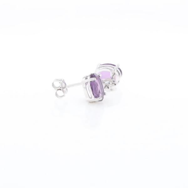 Amethyst Stud Earrings