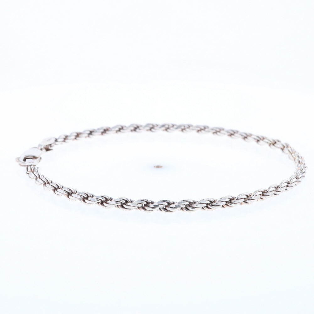 Silver Rope Bracelet