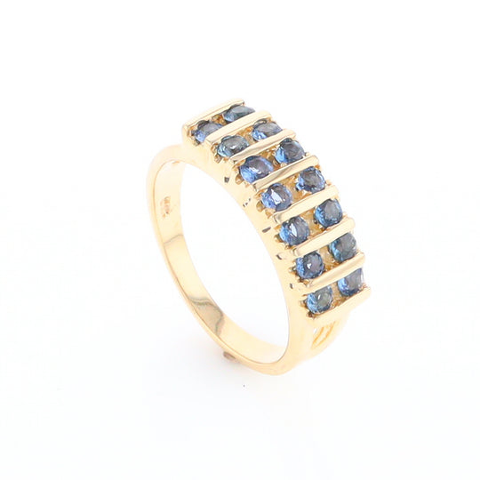 Channel Set Sapphire Ring