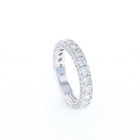 Diamond Encrusted Wedding Band