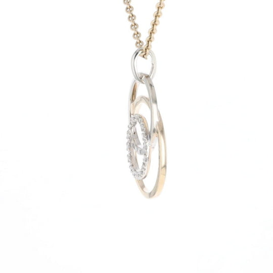 Two-Tone Interlocking Pendant