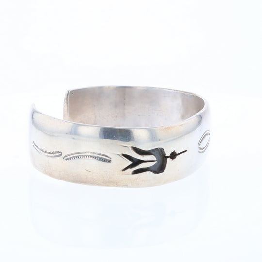 Native Silver Bird Cuff Bracelet