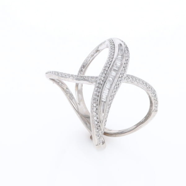 Dramatic Bypass Diamond Ring