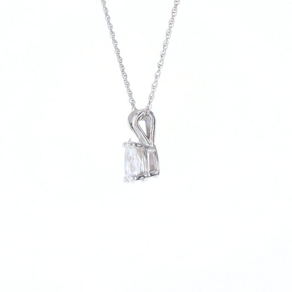 Pear Diamond Solitaire Pendant