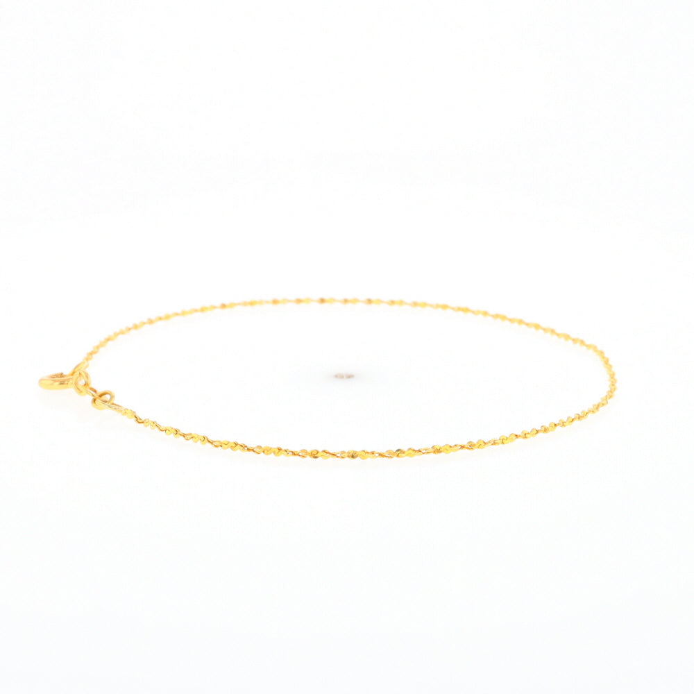 Gold Twist S Link Bracelet