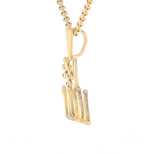 Yellow Gold #1 Mom Pendant