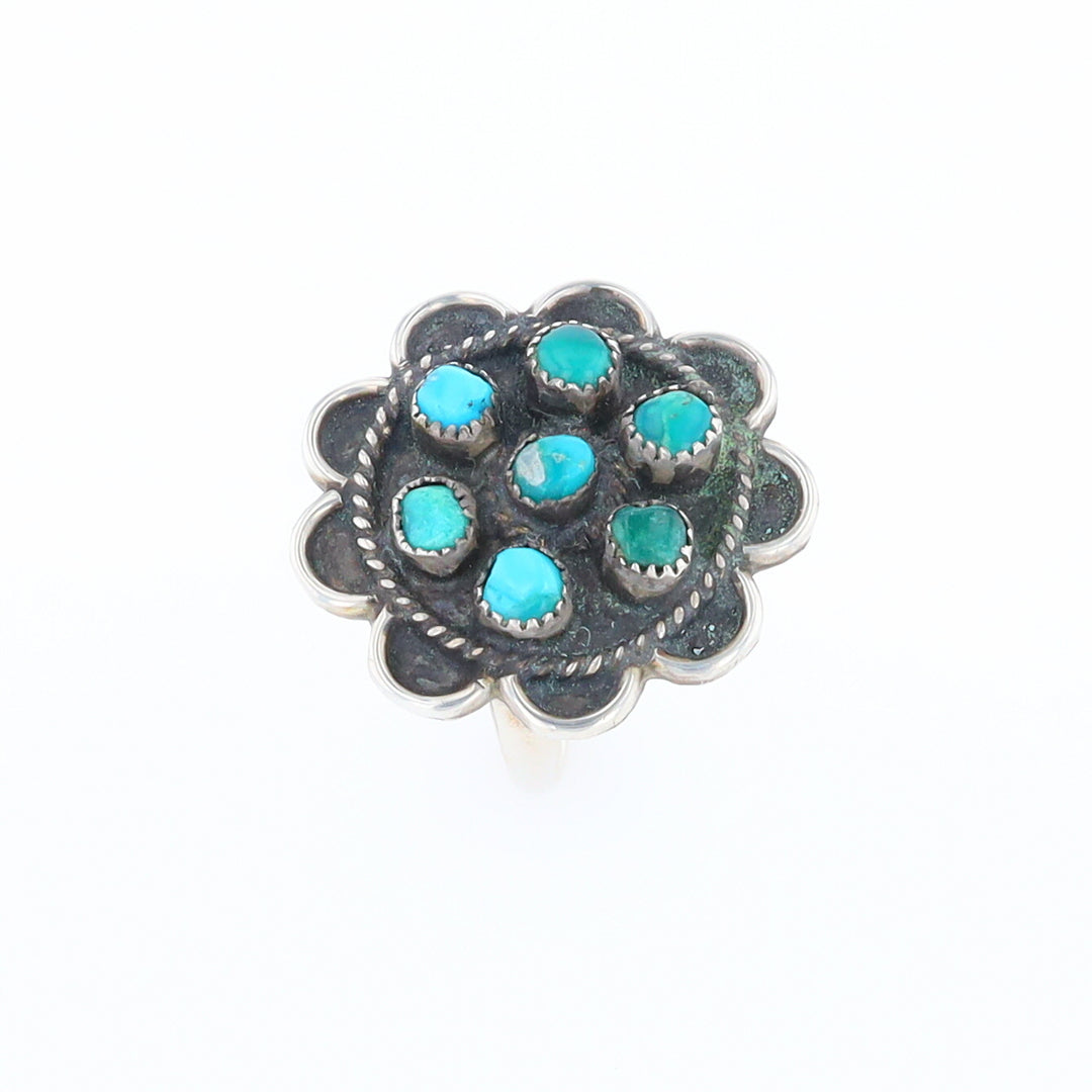 Turquoise Flower Ring