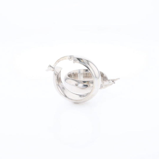 Hollow Round Tube Hoop Earrings