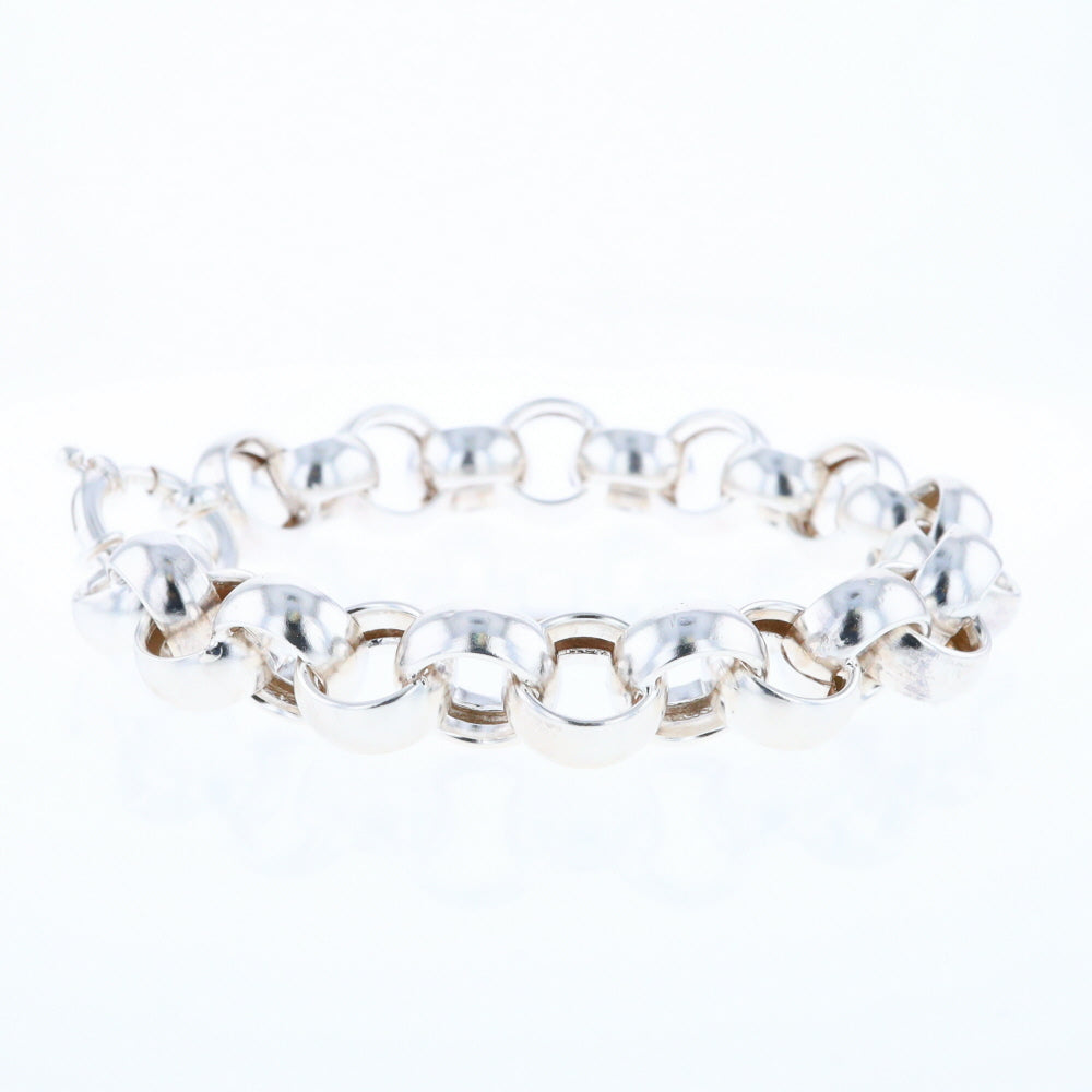 Silver Rolo Link Bracelet