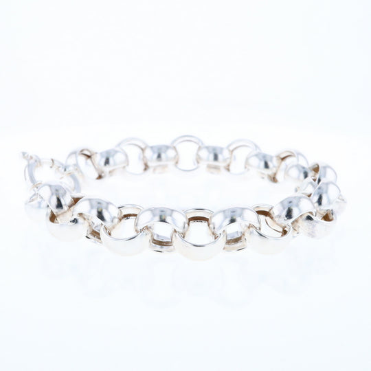 Silver Rolo Link Bracelet