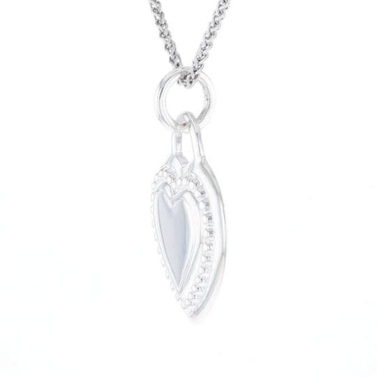 Judith Ripka Beaded Heart Pendant