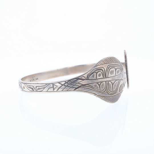 Halibut Fish Engraved Cuff Bracelet