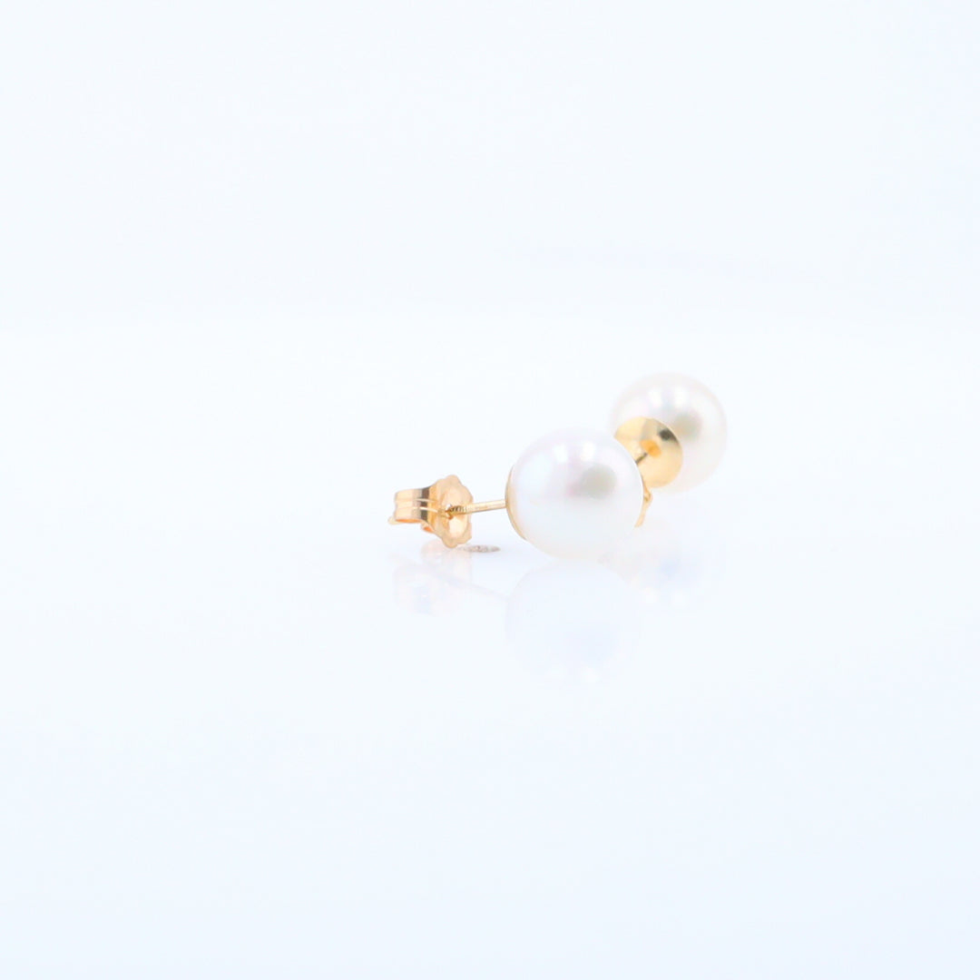 Pearl Stud Earrings