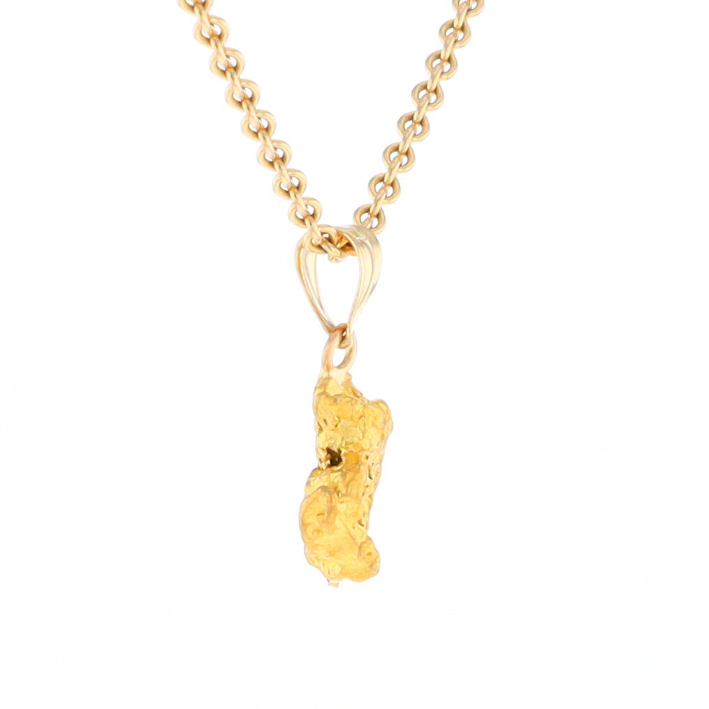 Natural Gold Nugget Pendant