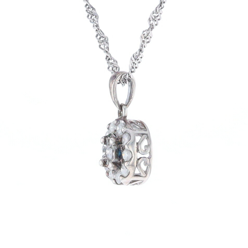 Diamond Cluster Pendant